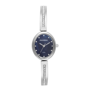 Relógio Mondaine Feminino Oval Madrepérola Prata 32749L0MVNM2