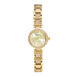 Relógio Mondaine Feminino Cristais Clássico Dourado 32750LPMVDM1