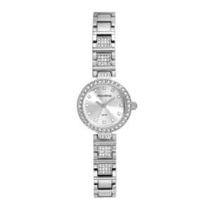 Relógio Mondaine Feminino Cristais Clássico Prata 32750L0MVNM2