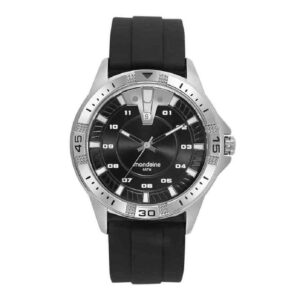 Relógio Mondaine Masculino Com Calendário Silicone Prata 99662G0MVNI2