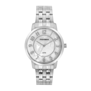 Relógio Mondaine Feminino Madrepérola Prata 99716L0MVNE4