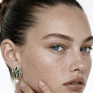 Brinco Stud Perle