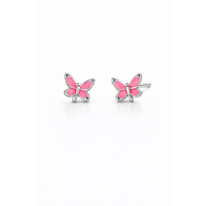 Brinco Prata 925 Borboleta Infantil